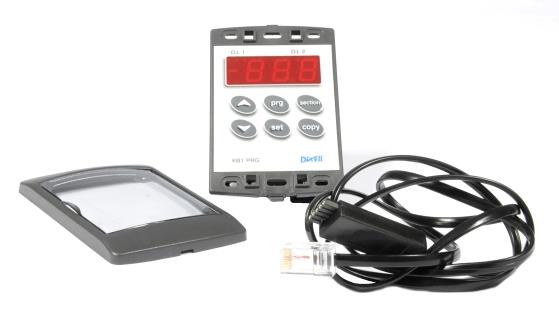 Dixell handheld programmer KB1-PRG + CAB / KB11 for addressing the modules with connection cable