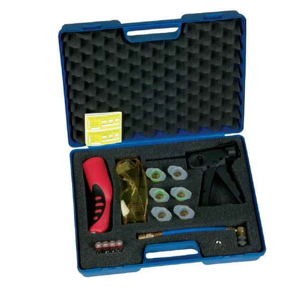 Leak detection set complete with 4 AA batteries WIGAM Mini-UV
