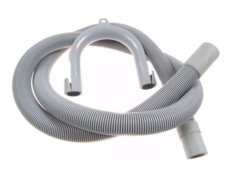 Drain hose made of plastic (2 m long) Connector straight - straight plug connector