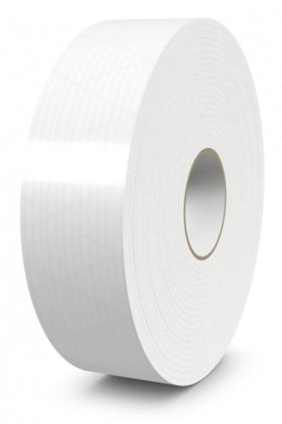 MAXI FOAM Tape blanc Bande de mousse PE 50mm x 3,0mm x 15m