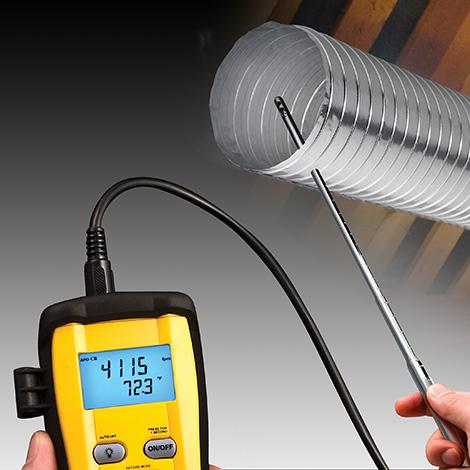 In-Duct hot wire anemometer STA2 FIELDPIECE