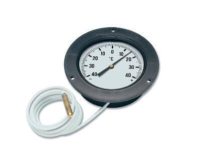 Thermomètre avec bride D. 60mm WIGAM 1060-K3/60