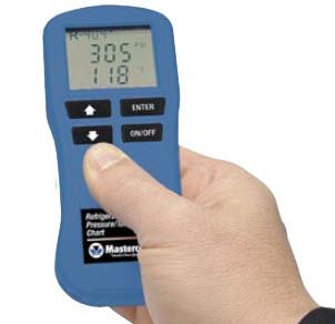 Calcolatrice digitale della pressione-temperatura
