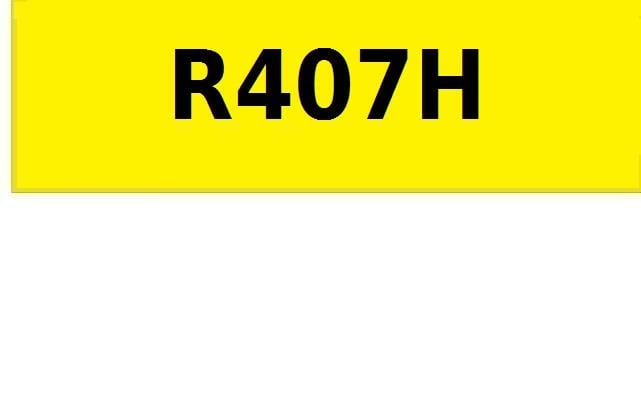 Sticker for refrigerant R407H