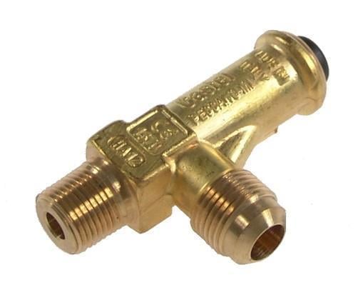 Castel 3060/45C160 safety valve, 1/2" NPT - 5/8" SAE, 16 bar