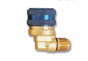 Quick Coupling BP blue low pressure 3/8 SAE male connector WIGAM QCL134-B6