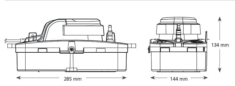 Condensate pomp tank pomp voor gas thermisch - Aspen condensatiepomp Hi-capaciteit MAX MS-980, 550L / H