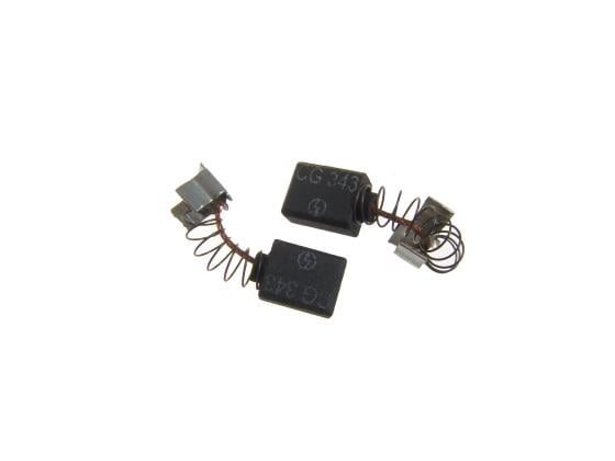Motor carbon with slip case use for spring. plaited copper wire connection, MAKITA – pair, 6 x 9 x 11 mm