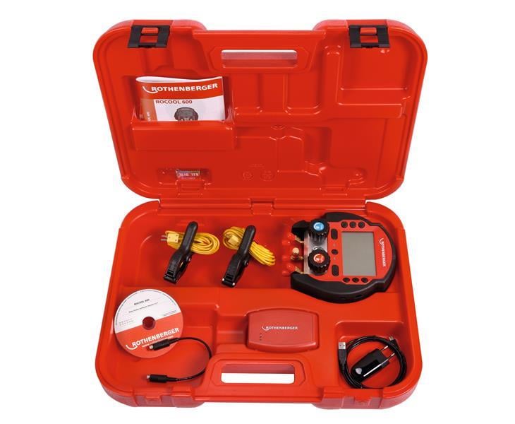 Aide-monteur numérique ROCOOL 600 y compris Red Box, Rothenberger 1000000572