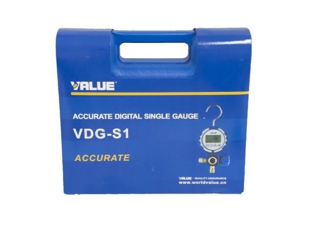 Ausilio per l'installazione digitale + 2 tubi flessibili in valigetta VDG-S1 per R32, R1234yf, R290, R410A, R134a, R404A, R407C, R507