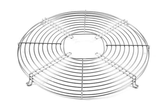 Fan grille with opening, blades 300 mm, H = 25 mm
