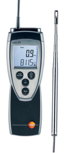 testo 425 – Thermal anemometer With fixed flow velocity probe