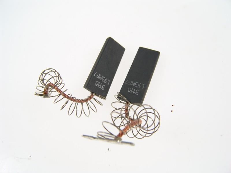Motor carbon with spring, plaited copper wire and connecting plate 5 x 12.5 x 35.5 AEG - Couple (8996454300782)