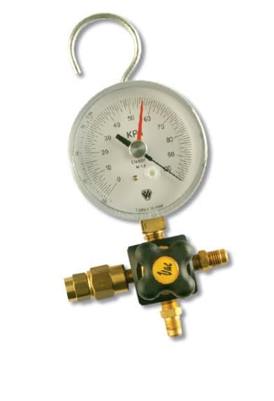 1 way vacuum gauge Wigam with safety valve and hook WIGAM W1VPF80/4