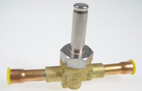 Solenoid valve Castel, NC, solder connections 10 mm ODS, with coil, 1028/M10A6