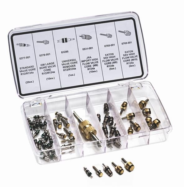 R12/R134a valve core repair kit