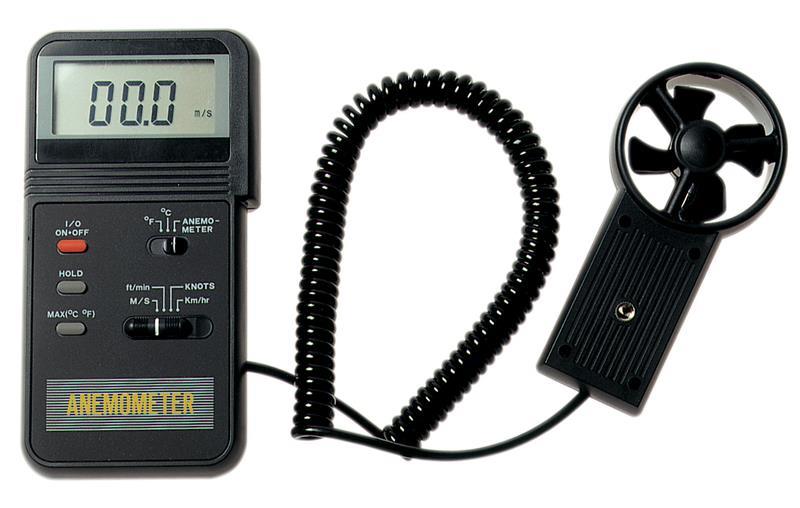 Termoanemómetro para medir el caudal de aire y la temperatura ITE-8060