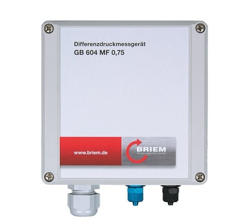 Differential pressure gauge GB 604. MF 0.75
