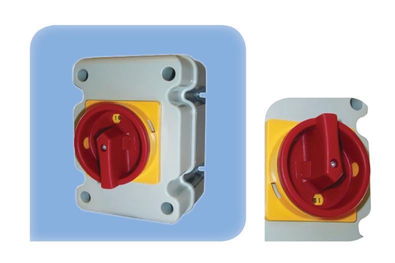 Interrupteurs pour climatiseurs 4 phases - 63A - 180x120x150 mm