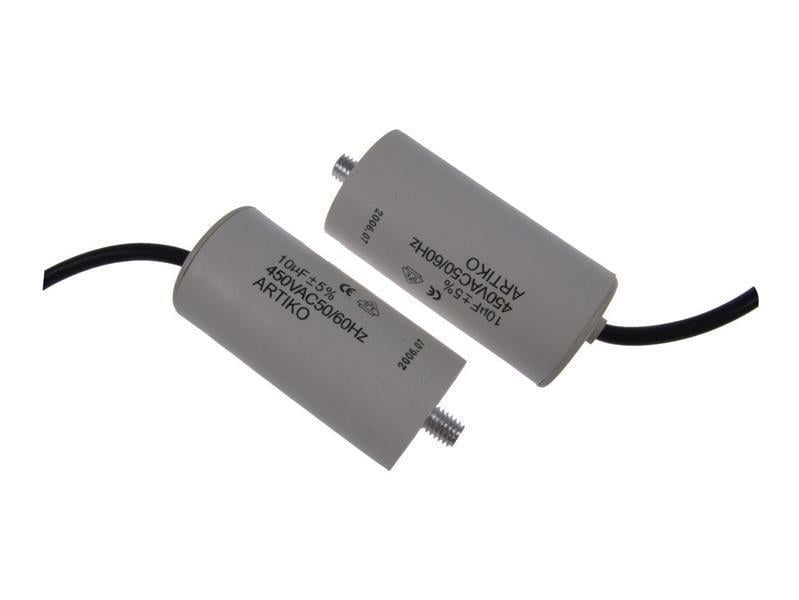 Condenser SC1161, 1 uF, 450-500 V (Cable + screw)