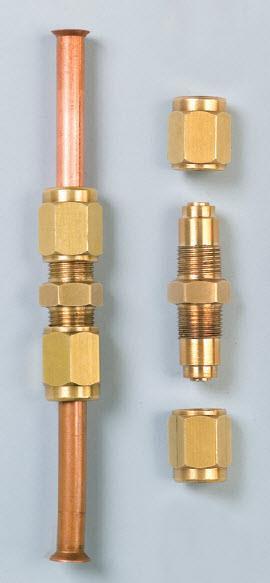 Connector Inline-Joint 1/2 "x1/2" - complete with 2 screws WIGAM INLINE-JOINT1/2