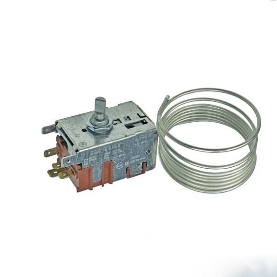 Thermostat Danfoss 077B5226 Capillary tube 1350mm 3x4,8 / 1x6,3mm AMP for AEG Electrolux