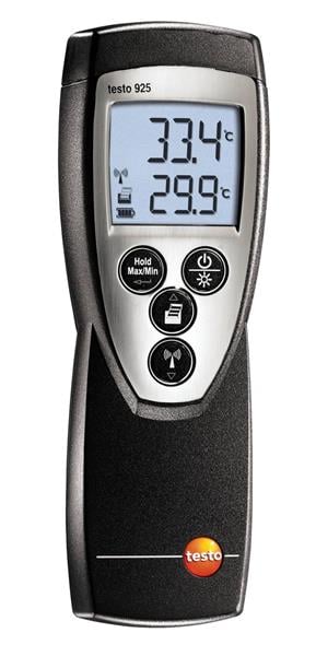 Testo 925, dispositivo de medición de temperatura (1 canal), 0563 0925