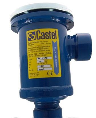 Mechanical suction Line Filter Castel 4411/17C, 1 cylinder, 2.1/8 ”ODS (54 m)