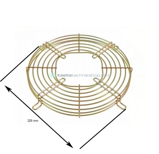 Rejilla del ventilador, álabe del ventilador 172 mm, H = 26 mm
