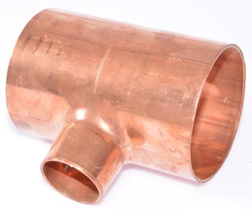 Copper Tee vermindert I / I / I 76-35-76 mm, 5130