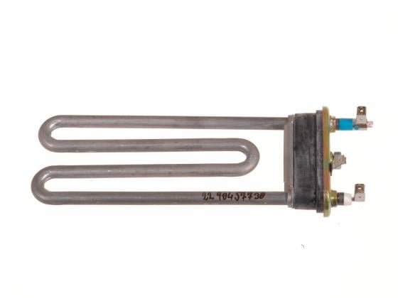 heating element CANDY / ZEROWATT, 1500 W, L = 185mm, flange with thermal insulation and double two terminal lugs, grounding and mounting screw and nut