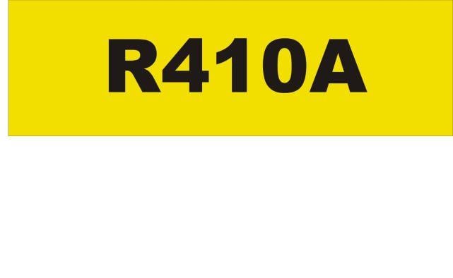 Sticker voor koudemiddel R410A