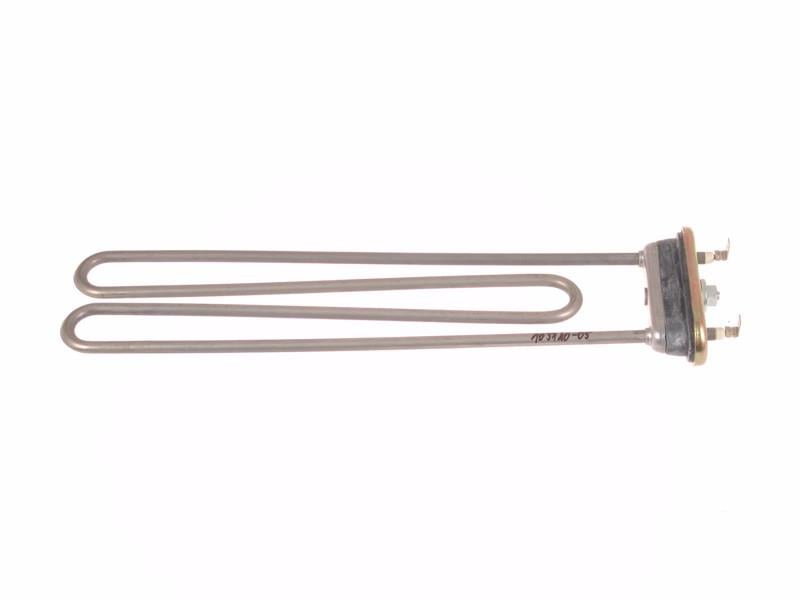 heating element ZANUSSI, 1950 W, l = 245 mm, DL23, SL 24/25 / 26T, Flange with thermal insulation and double terminal lugs, grounding and mounting screw and nut