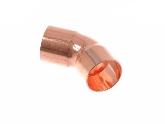 Copper bend 45° i/i 89 mm