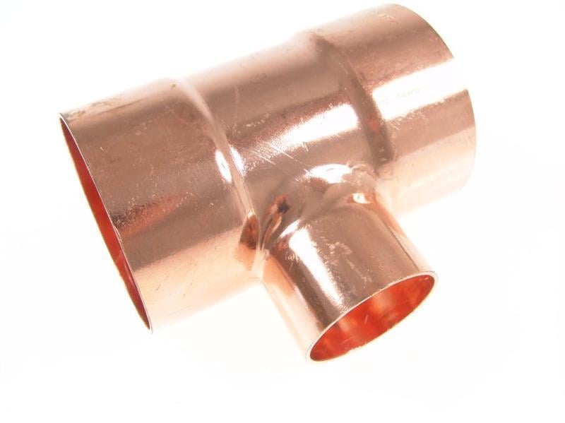 Pieza en T de cobre reduce i/i/i/i Dimensiones 6-10-6 mm