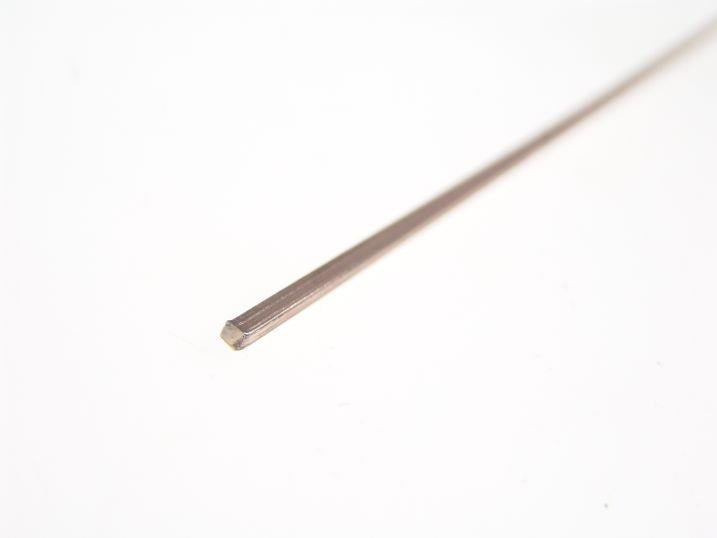 Lut srebrny (Silfos 2) - blank L-AG 2CuP, 2 x 2 mm, kwadratowy, L = 500 mm