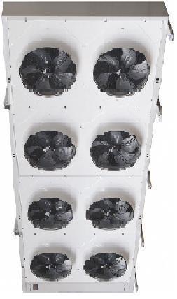Condensateur LU-VE 57/0,58/0,58,8 kW, 1853x1150x1125 mm, ventilateur 6x350 mm