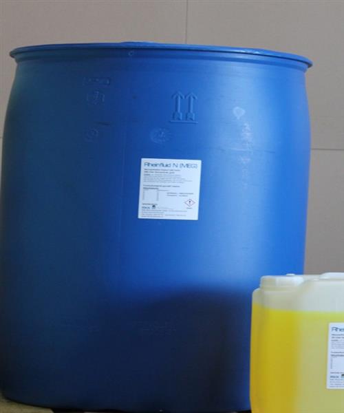 Rheinfluid N (MEG) 200 kg / 179,4 L Anticongelante concentrado con protección anticorrosiva, dilución al 20%.