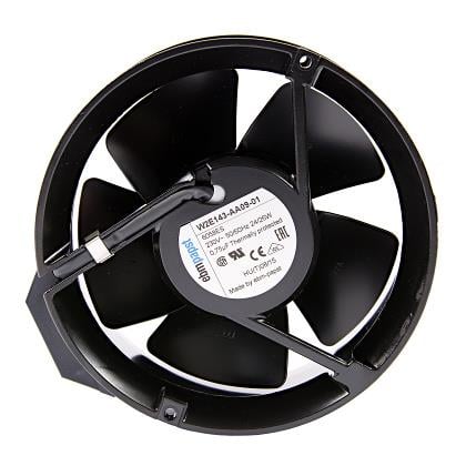 Axiale ventilator EBM W2E143-AA09-01, D = 172x51mm, 230V, voor leidingen