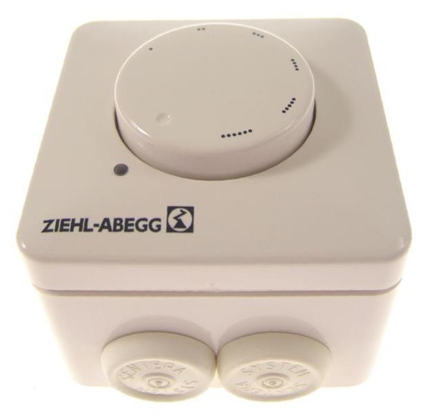 Ventilatorsnelheid Controller, ZIEHL-ABEGG, P-E-2,5 A, 230V / 1PH, handleiding