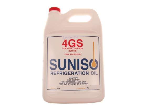 Mineral oil 4 L, Suniso 4GS ISO 46, for compressors