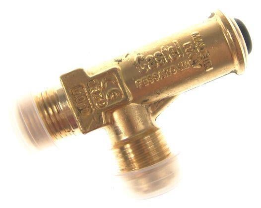 Safety valve flare CASTEL 3060/45C300, 1/2" NPT - 5/8" SAE, 30 bar