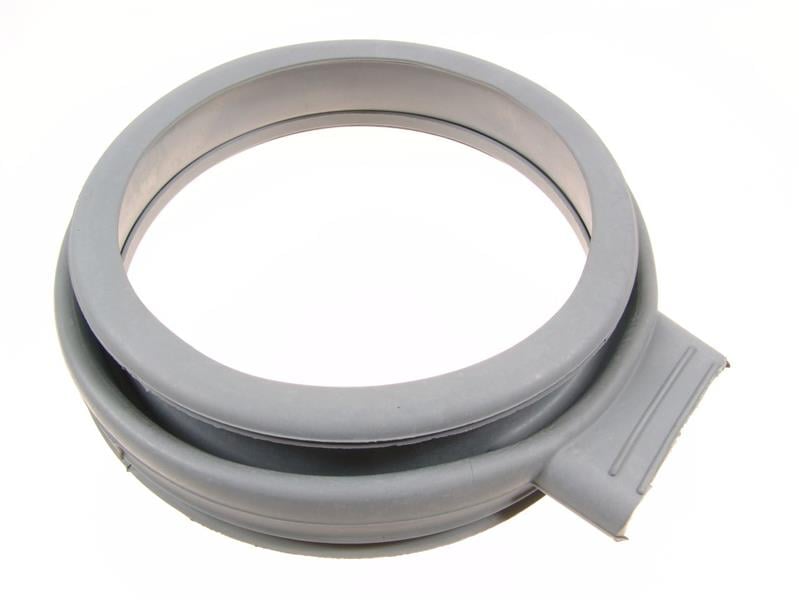 Door gasket (seal), light gray, elastic, alkali resistant, INDESIT, WDN2296XWU / ARISTON.
