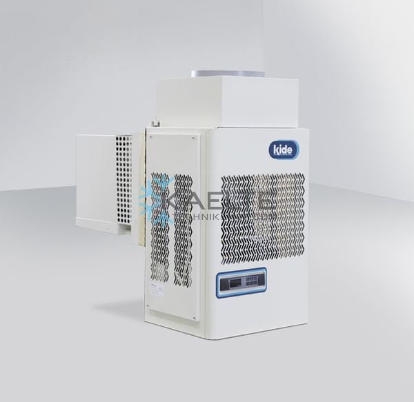 Enfriadora centrífuga KideBlock EMC1015L1T para cámaras frigoríficas de aproximadamente 6m³, 230 /1 - 50kW, 1200 W, -25 °C / -15 °C