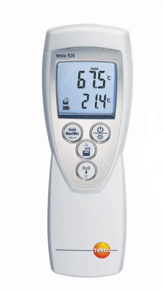 Testo 926, 1-kanaals voedseltemperatuurmeter