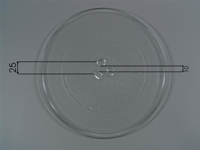 Microwave glass plate - Model B - Ø 315 mm