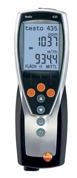 testo 435-4, dispositivo de medición multifuncional con medición de presión diferencial integrada