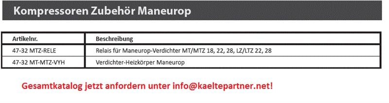 Power Relay (Start-up Relay) Maneurop MT / MTZ 18, 22, 28, LZ, LTZ 22.28 - CSR28 / 5