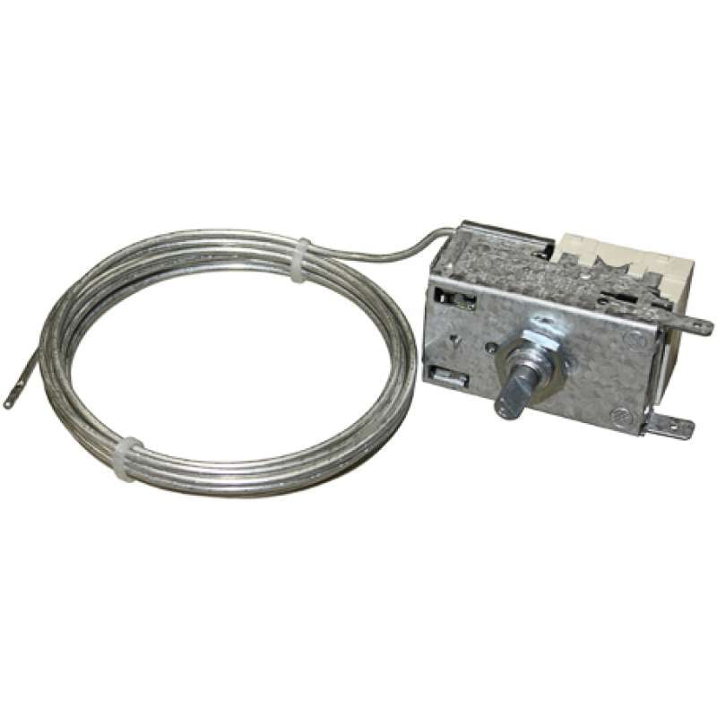 THERMOSTAT RANCO K22-L2086,3 contacts 6A 250V Capillary tube 2500 mm, cold -30°C, warm -18°C - DT5°C crescent-shaped pin ø 6 x 4.6 mm, alternative for K50-L3452