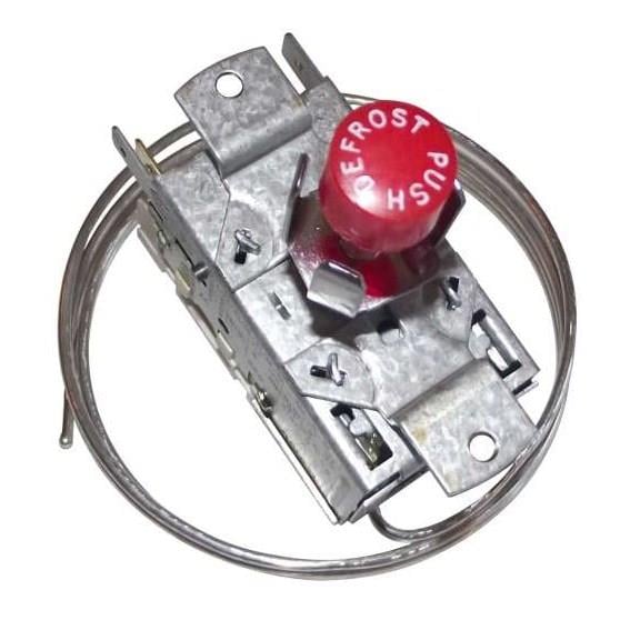 Thermostat RANCO K60-L2010 P/B 900mm tube capillaire, avec interrupteur de dégivrage (pour réfrigérateur).